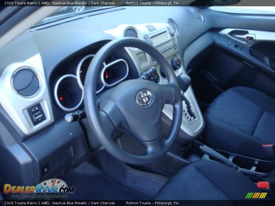 2009 Toyota Matrix S AWD Nautical Blue Metallic / Dark Charcoal Photo #16