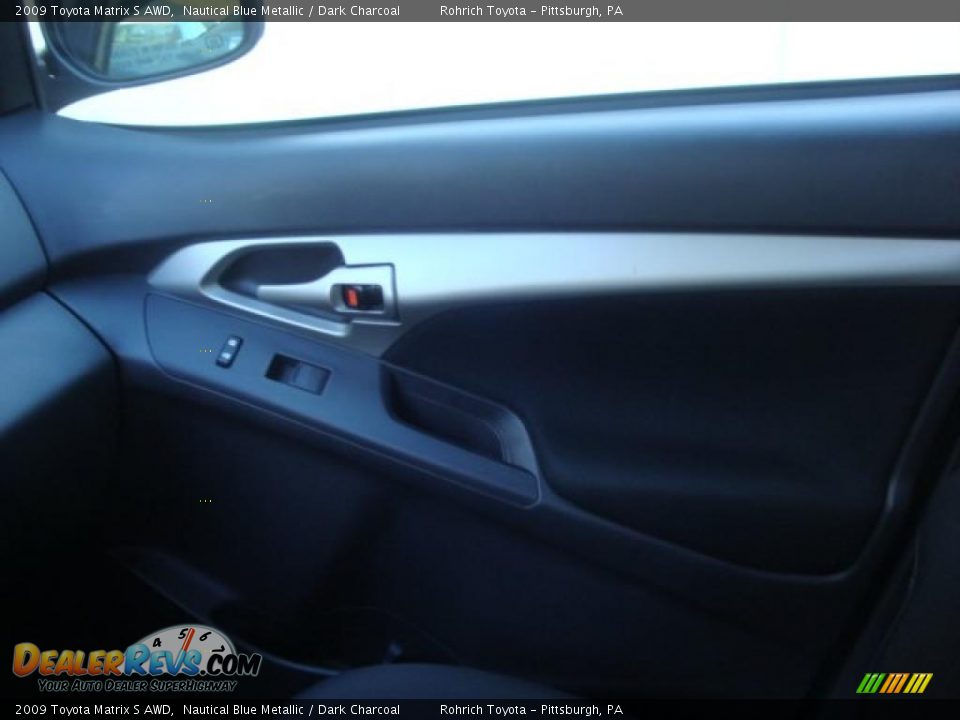2009 Toyota Matrix S AWD Nautical Blue Metallic / Dark Charcoal Photo #18