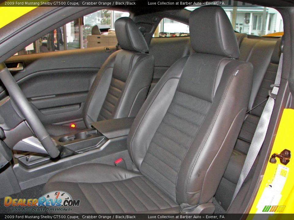 Black/Black Interior - 2009 Ford Mustang Shelby GT500 Coupe Photo #18