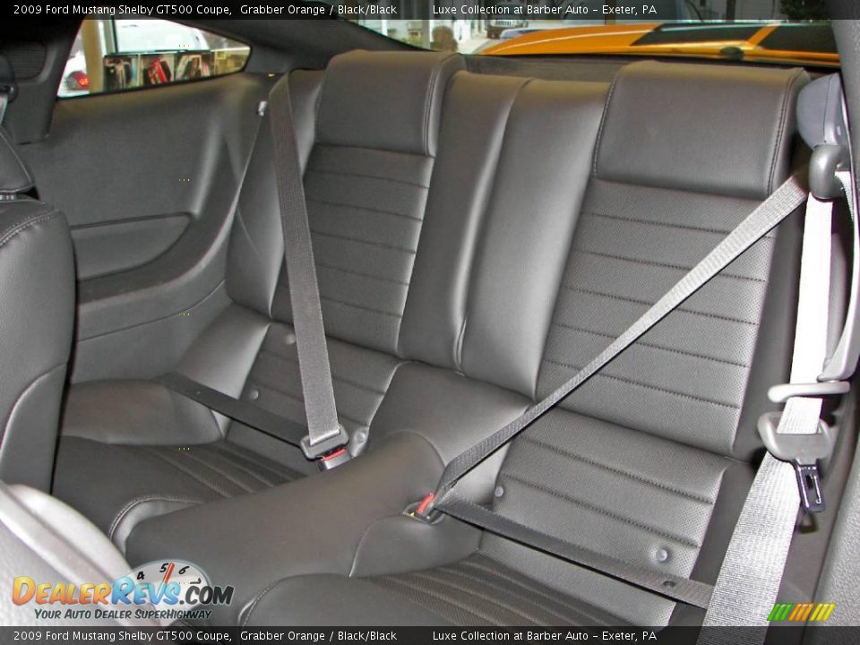 Black/Black Interior - 2009 Ford Mustang Shelby GT500 Coupe Photo #22