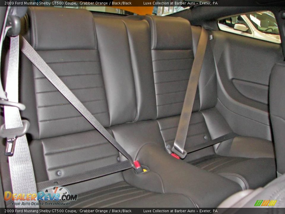 Black/Black Interior - 2009 Ford Mustang Shelby GT500 Coupe Photo #27