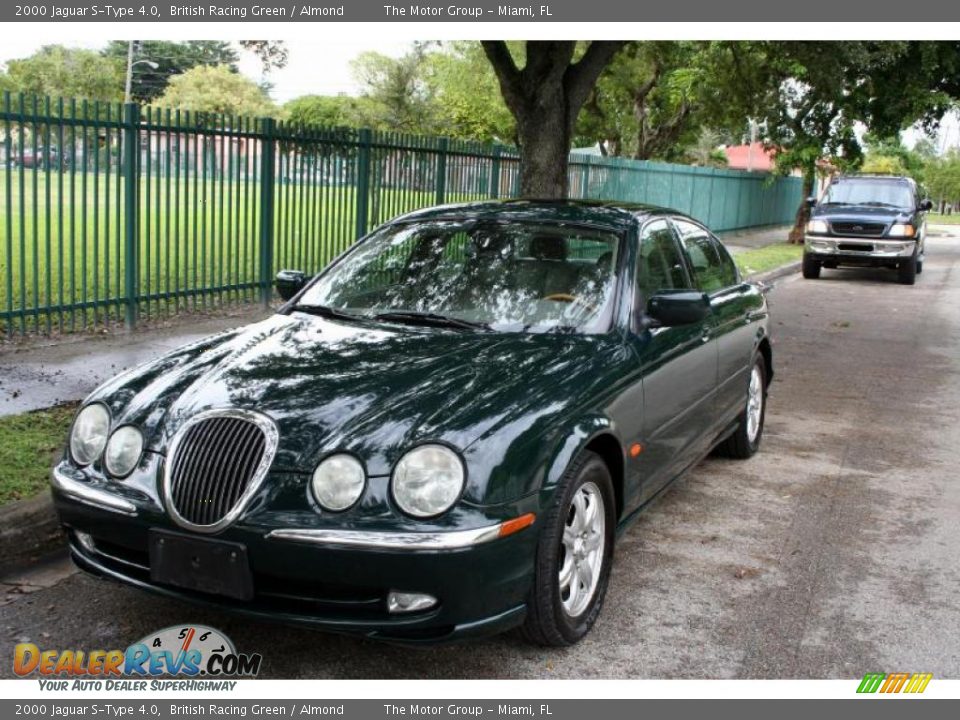 2000 Jaguar S-Type 4.0 British Racing Green / Almond Photo #1