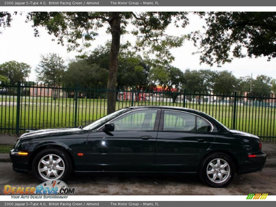2000 Jaguar S-Type 4.0 British Racing Green / Almond Photo #2