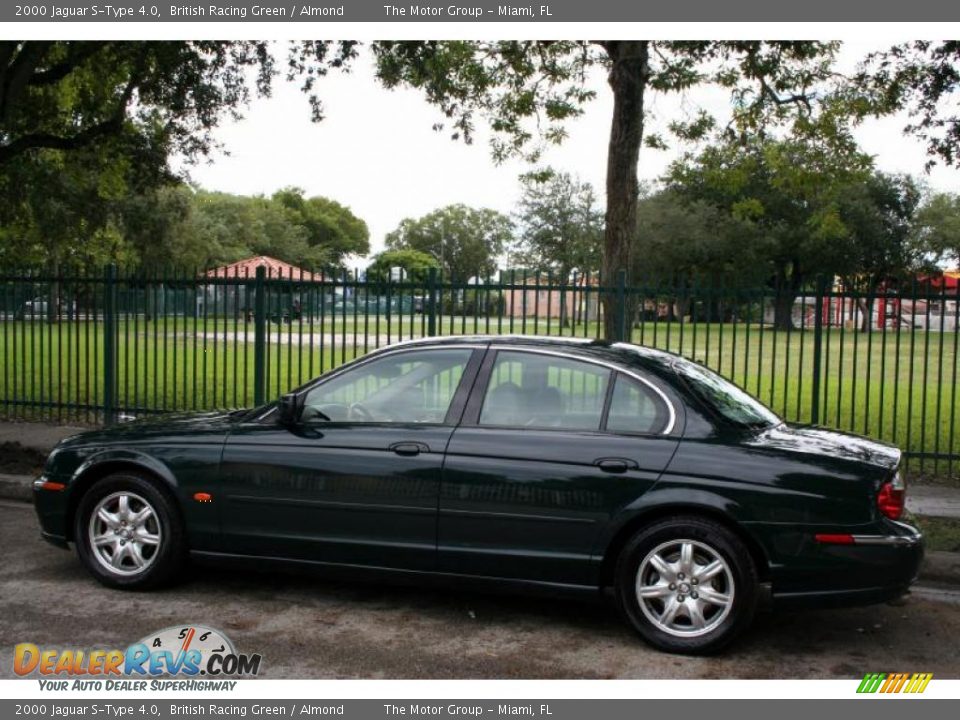 2000 Jaguar S-Type 4.0 British Racing Green / Almond Photo #3