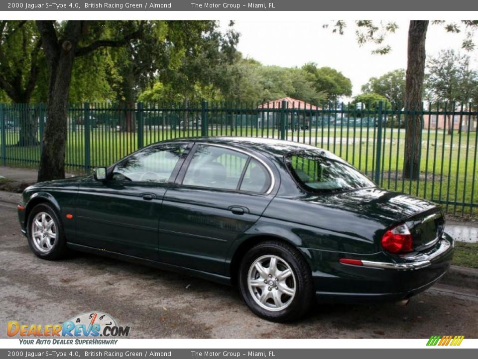 2000 Jaguar S-Type 4.0 British Racing Green / Almond Photo #4