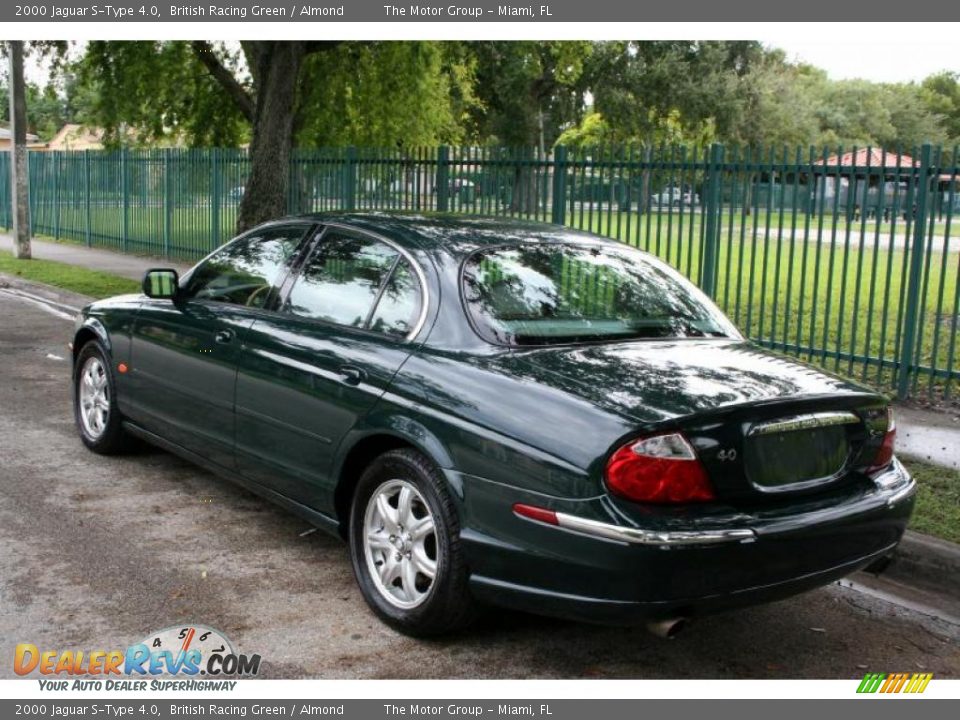 British Racing Green 2000 Jaguar S-Type 4.0 Photo #5