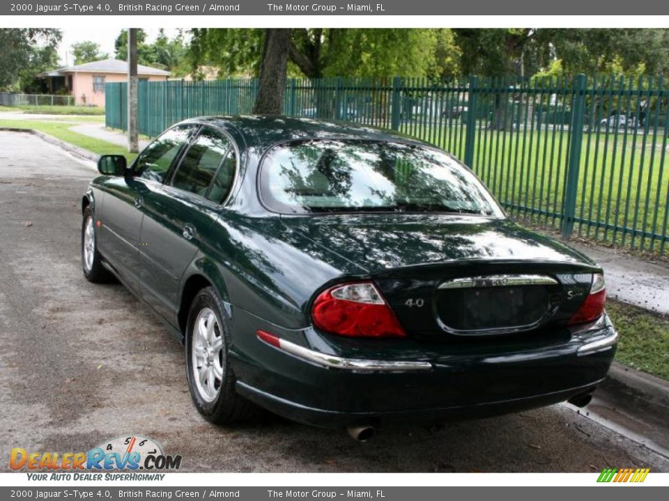2000 Jaguar S-Type 4.0 British Racing Green / Almond Photo #6