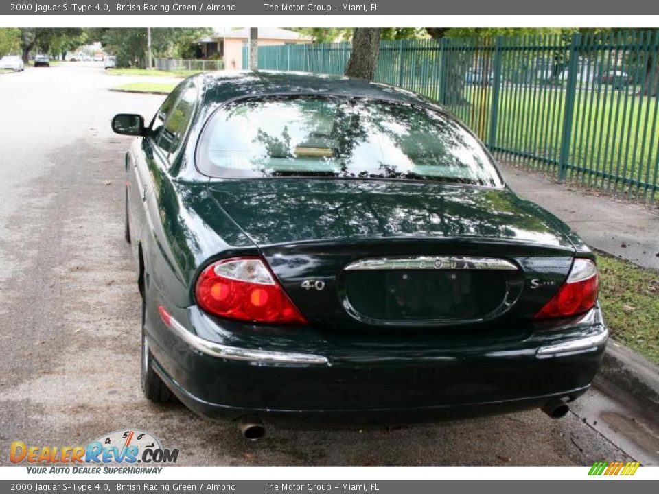 2000 Jaguar S-Type 4.0 British Racing Green / Almond Photo #7