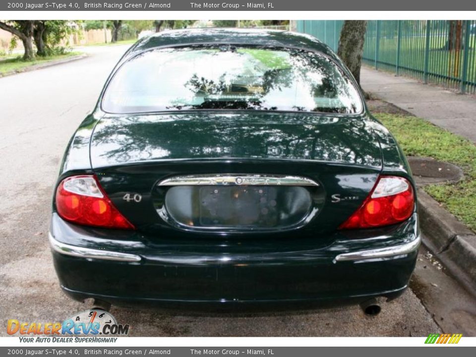 2000 Jaguar S-Type 4.0 British Racing Green / Almond Photo #8