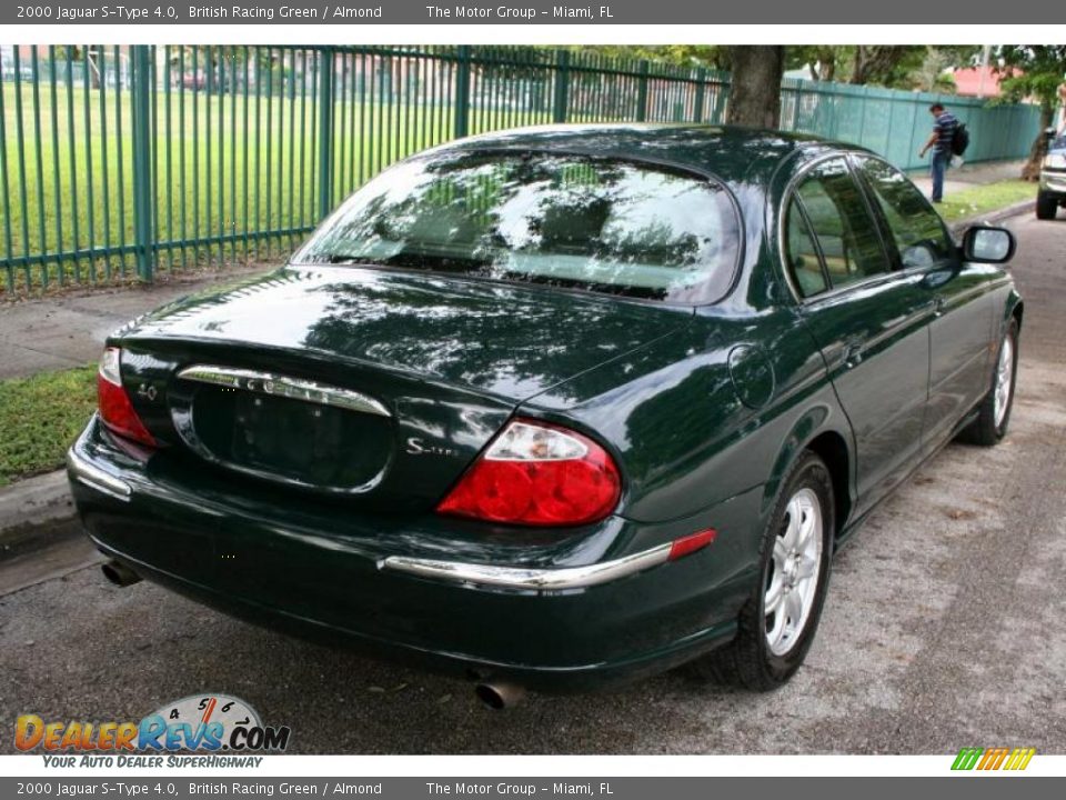 2000 Jaguar S-Type 4.0 British Racing Green / Almond Photo #9