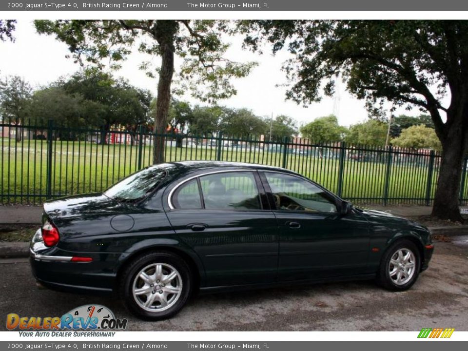 2000 Jaguar S-Type 4.0 British Racing Green / Almond Photo #10