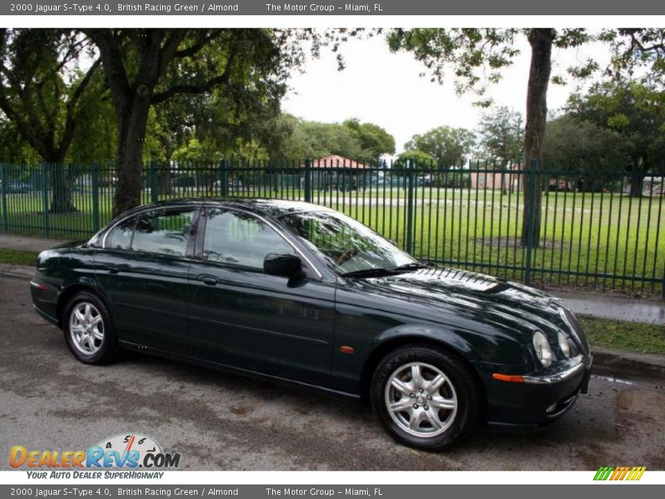 2000 Jaguar S-Type 4.0 British Racing Green / Almond Photo #12