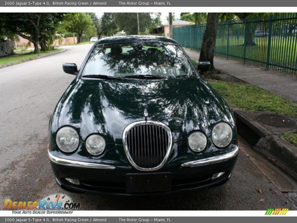 2000 Jaguar S-Type 4.0 British Racing Green / Almond Photo #16