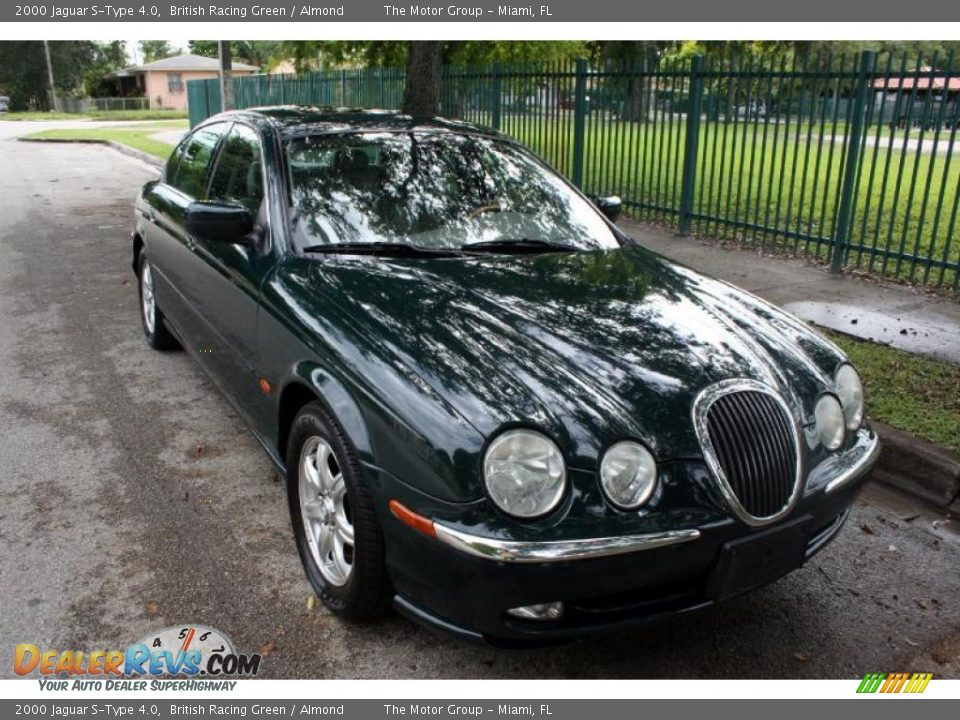 2000 Jaguar S-Type 4.0 British Racing Green / Almond Photo #17