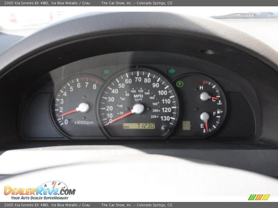 2005 Kia Sorento EX 4WD Ice Blue Metallic / Gray Photo #8