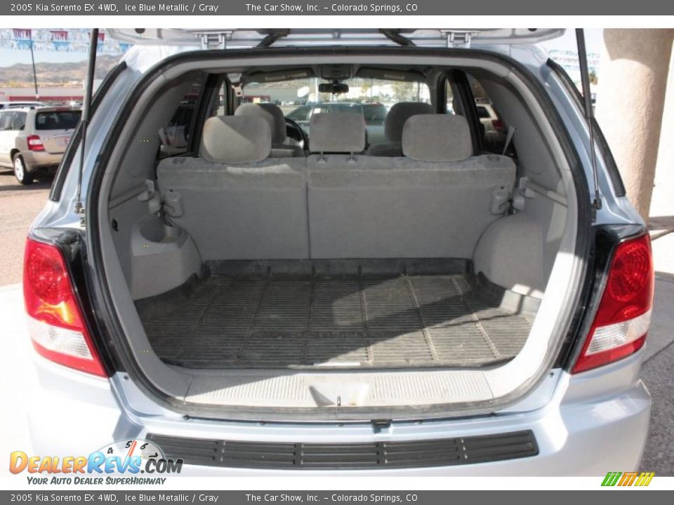 2005 Kia Sorento EX 4WD Ice Blue Metallic / Gray Photo #13