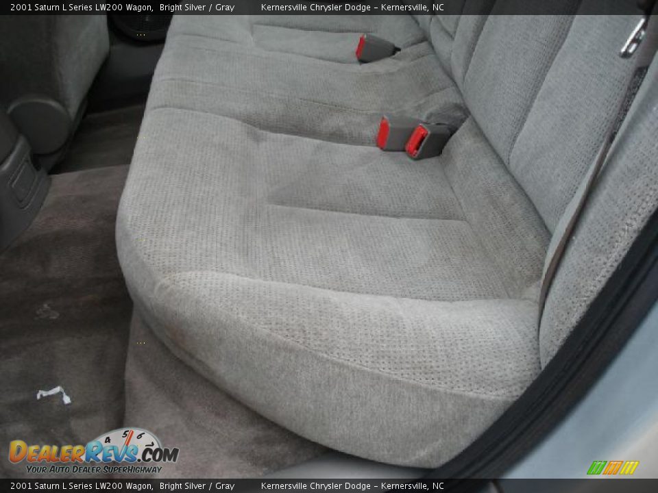 2001 Saturn L Series LW200 Wagon Bright Silver / Gray Photo #12