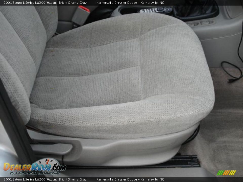 2001 Saturn L Series LW200 Wagon Bright Silver / Gray Photo #18