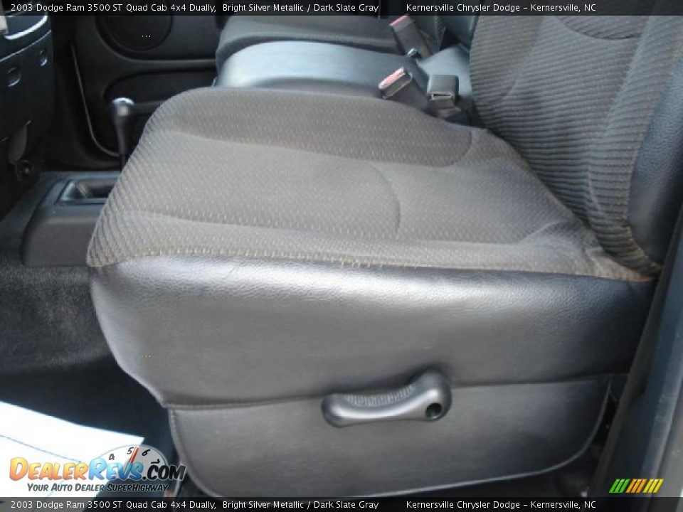 Dark Slate Gray Interior - 2003 Dodge Ram 3500 ST Quad Cab 4x4 Dually Photo #10