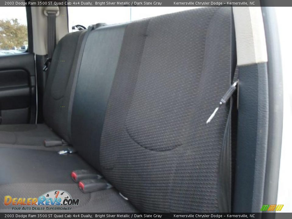 2003 Dodge Ram 3500 ST Quad Cab 4x4 Dually Bright Silver Metallic / Dark Slate Gray Photo #11