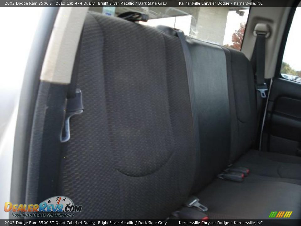 2003 Dodge Ram 3500 ST Quad Cab 4x4 Dually Bright Silver Metallic / Dark Slate Gray Photo #14