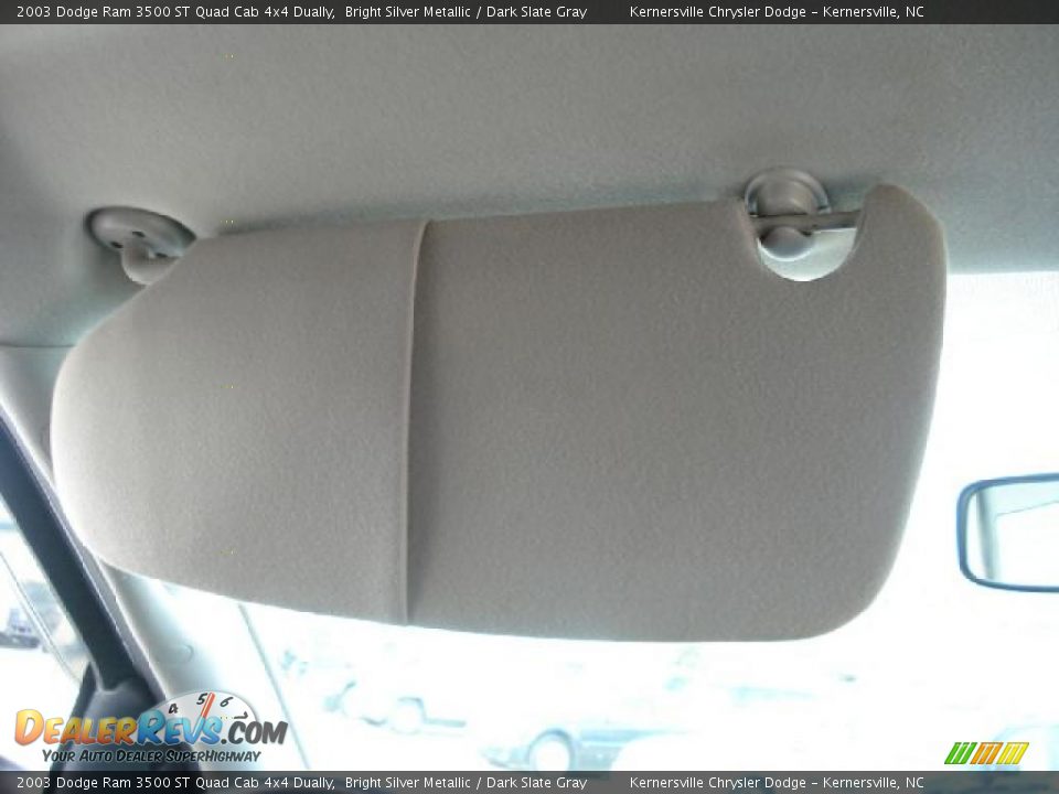 2003 Dodge Ram 3500 ST Quad Cab 4x4 Dually Bright Silver Metallic / Dark Slate Gray Photo #19