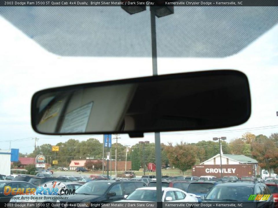 2003 Dodge Ram 3500 ST Quad Cab 4x4 Dually Bright Silver Metallic / Dark Slate Gray Photo #20