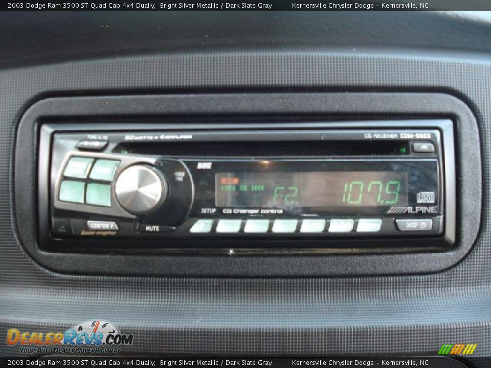 2003 Dodge Ram 3500 ST Quad Cab 4x4 Dually Bright Silver Metallic / Dark Slate Gray Photo #21