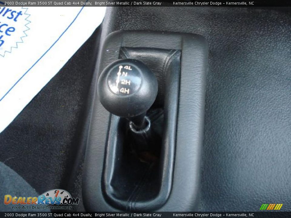 Controls of 2003 Dodge Ram 3500 ST Quad Cab 4x4 Dually Photo #23