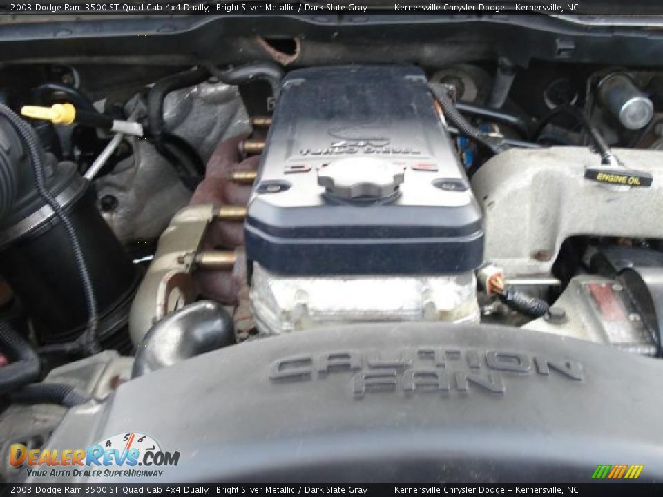 2003 Dodge Ram 3500 ST Quad Cab 4x4 Dually 5.9 Liter Cummins OHV 24-Valve Turbo-Diesel Inline 6 Cylinder Engine Photo #28