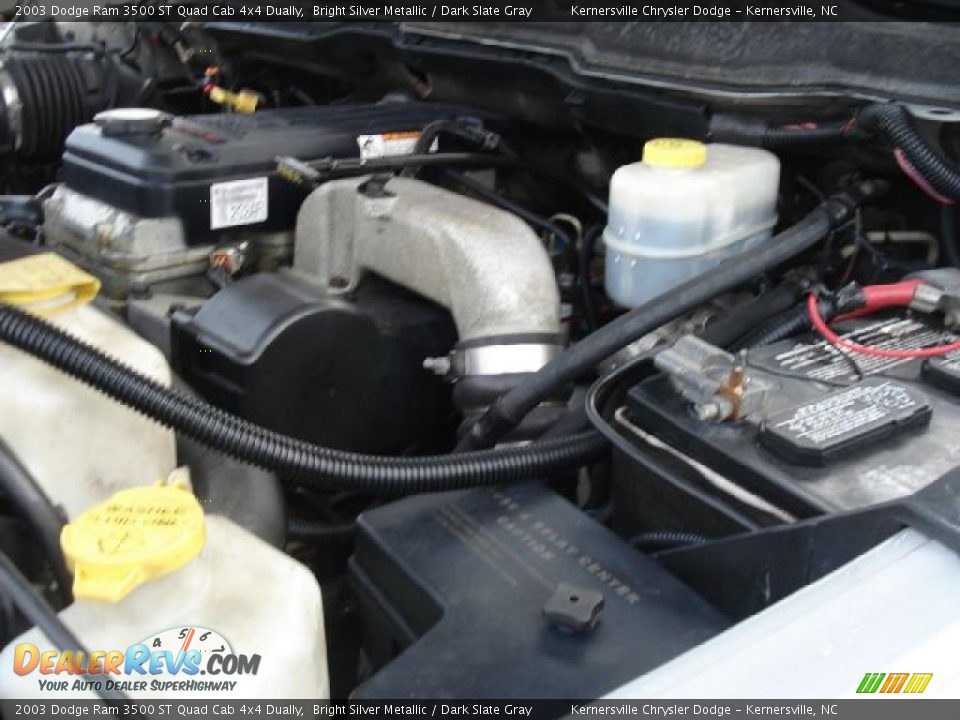 2003 Dodge Ram 3500 ST Quad Cab 4x4 Dually 5.9 Liter Cummins OHV 24-Valve Turbo-Diesel Inline 6 Cylinder Engine Photo #30