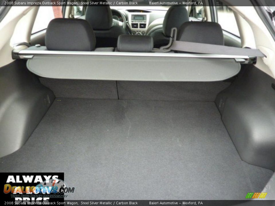 2008 Subaru Impreza Outback Sport Wagon Steel Silver Metallic / Carbon Black Photo #15