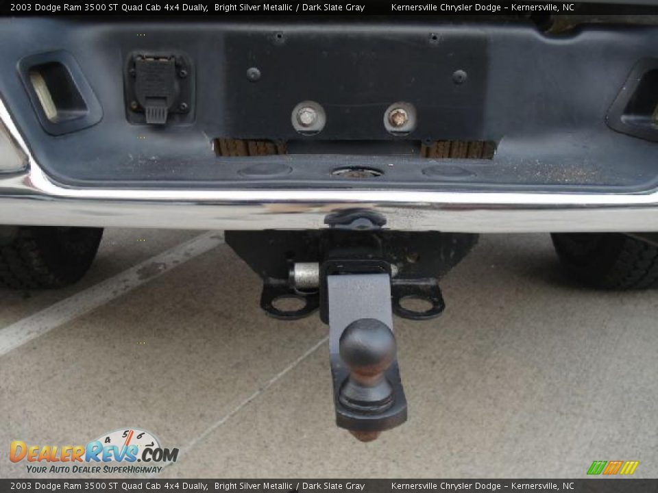 2003 Dodge Ram 3500 ST Quad Cab 4x4 Dually Bright Silver Metallic / Dark Slate Gray Photo #34