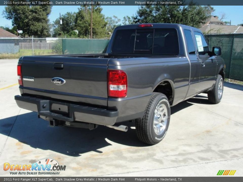 2011 Ford Ranger XLT SuperCab Dark Shadow Grey Metallic / Medium Dark Flint Photo #3