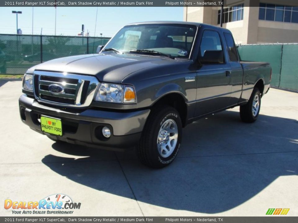 2011 Ford Ranger XLT SuperCab Dark Shadow Grey Metallic / Medium Dark Flint Photo #7