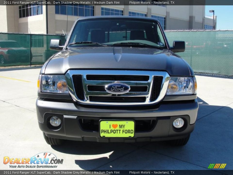 2011 Ford Ranger XLT SuperCab Dark Shadow Grey Metallic / Medium Dark Flint Photo #8