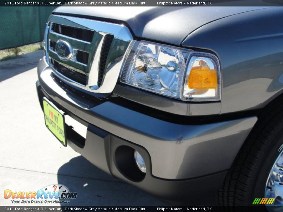 2011 Ford Ranger XLT SuperCab Dark Shadow Grey Metallic / Medium Dark Flint Photo #9