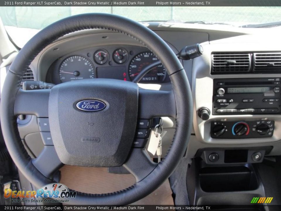 2011 Ford Ranger XLT SuperCab Dark Shadow Grey Metallic / Medium Dark Flint Photo #22