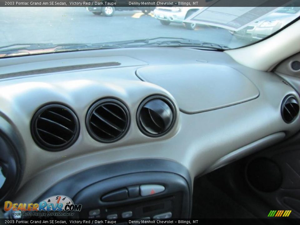 2003 Pontiac Grand Am SE Sedan Victory Red / Dark Taupe Photo #9