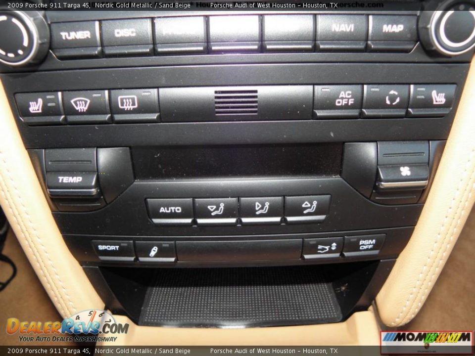 Controls of 2009 Porsche 911 Targa 4S Photo #8