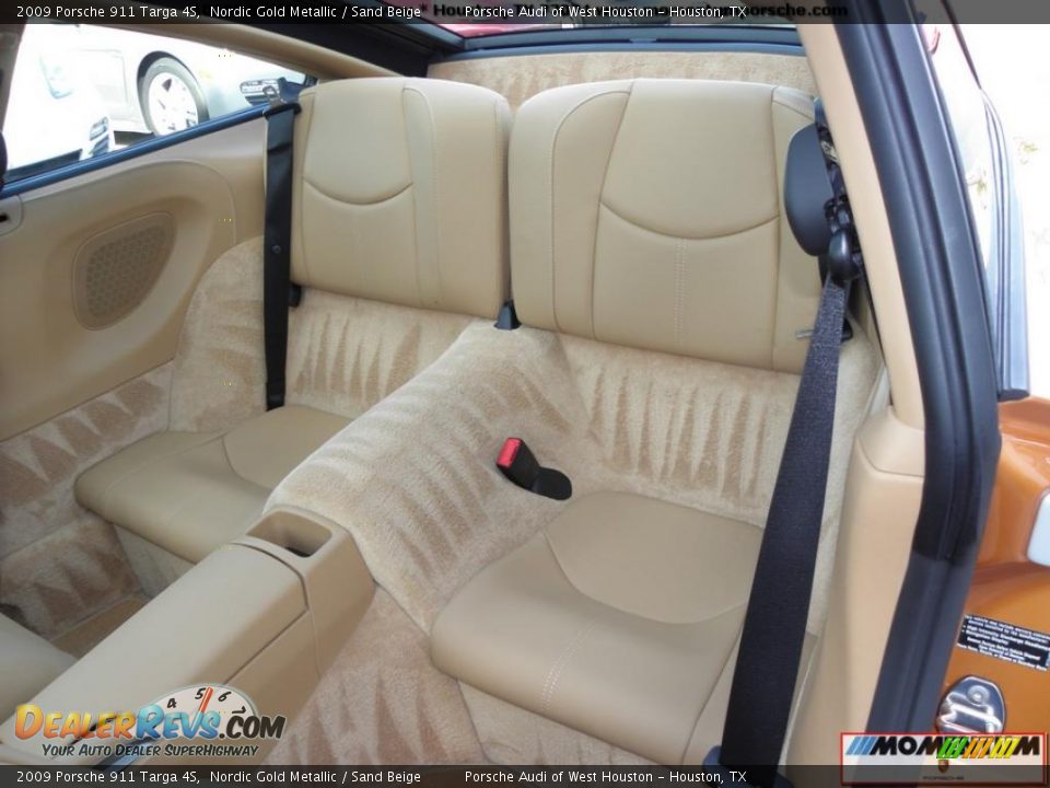 Sand Beige Interior - 2009 Porsche 911 Targa 4S Photo #12