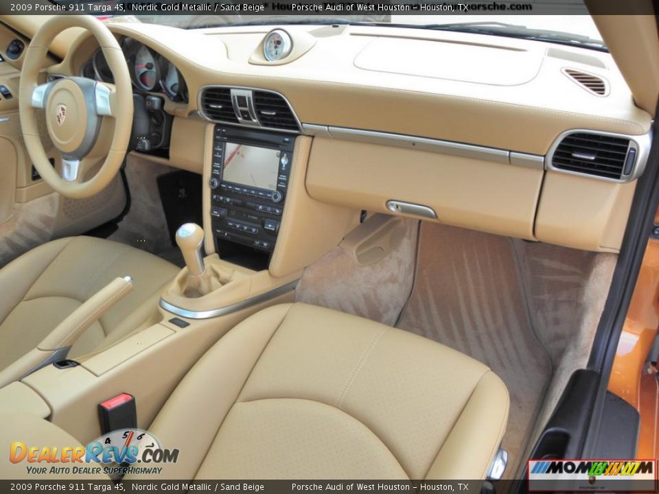 Dashboard of 2009 Porsche 911 Targa 4S Photo #24