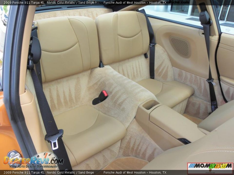 Sand Beige Interior - 2009 Porsche 911 Targa 4S Photo #25