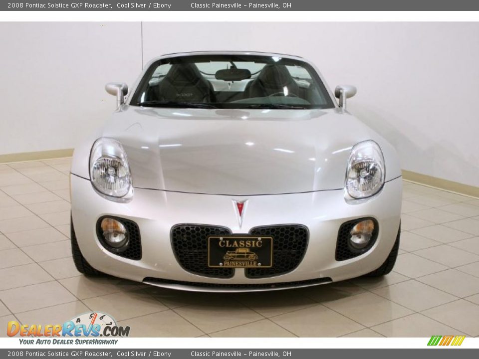 2008 Pontiac Solstice GXP Roadster Cool Silver / Ebony Photo #2