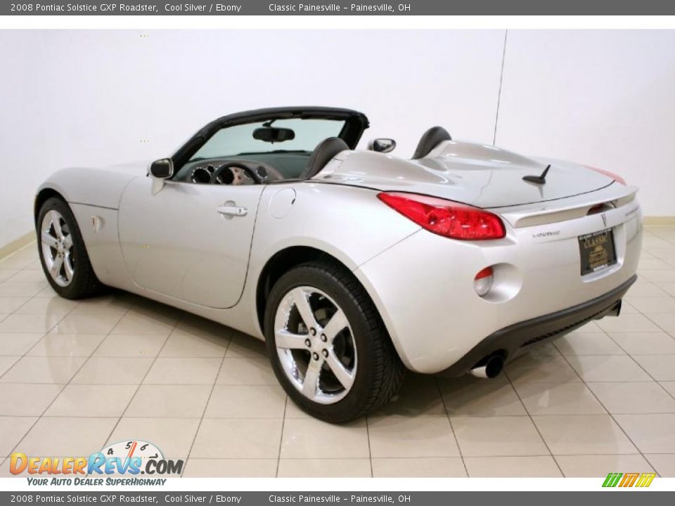 2008 Pontiac Solstice GXP Roadster Cool Silver / Ebony Photo #5