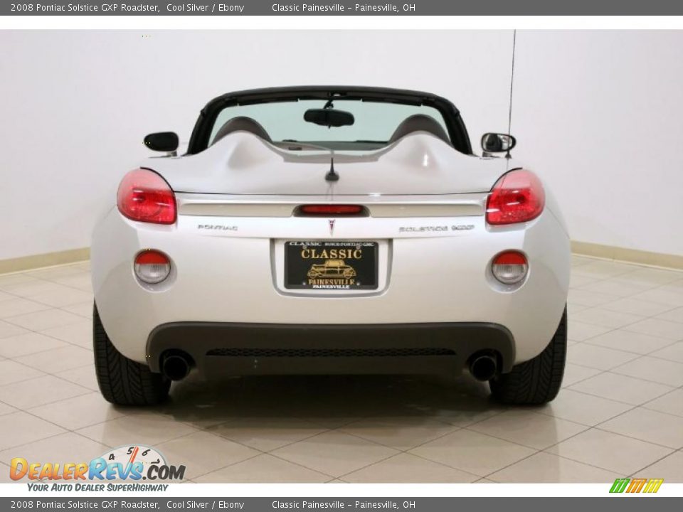 2008 Pontiac Solstice GXP Roadster Cool Silver / Ebony Photo #6