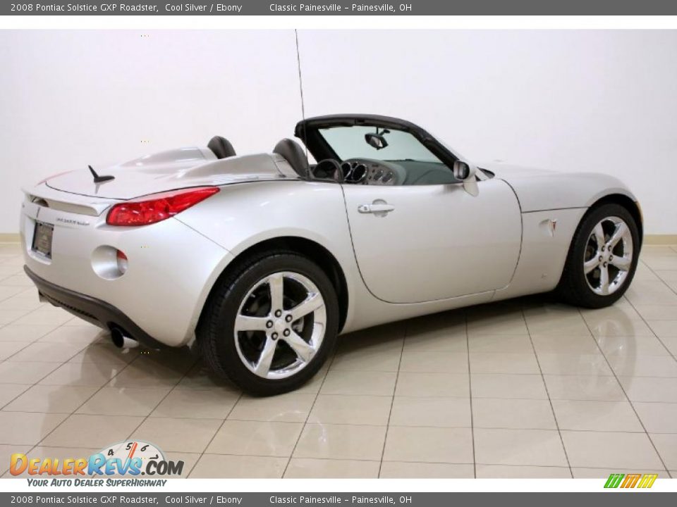 2008 Pontiac Solstice GXP Roadster Cool Silver / Ebony Photo #7