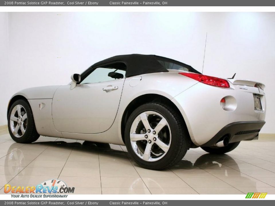 2008 Pontiac Solstice GXP Roadster Cool Silver / Ebony Photo #10