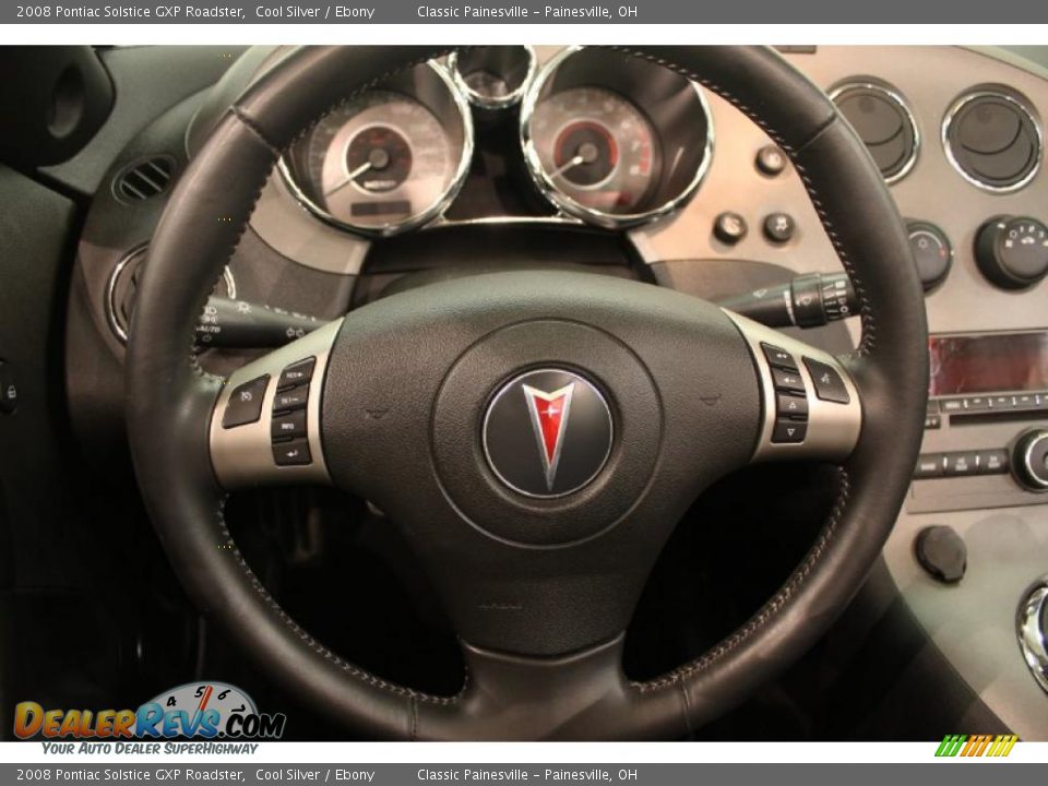 2008 Pontiac Solstice GXP Roadster Steering Wheel Photo #17