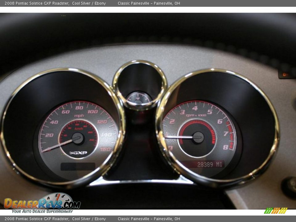 2008 Pontiac Solstice GXP Roadster Gauges Photo #18